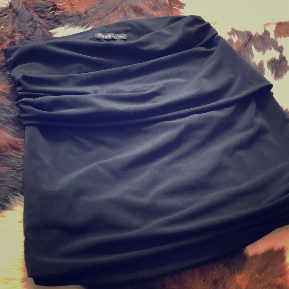 Elizabeth and James Ruched Mini Skirt